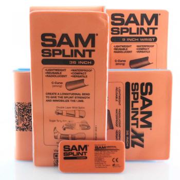Νάρθηκες Αλουμινίου σε σετ τεσσάρων τεμαχίων του οίκου SAM Medical Products Αμερικής