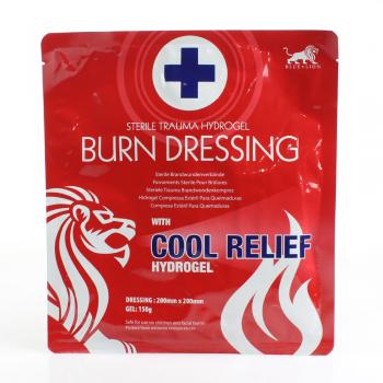 Επίθεμα Εγκαυμάτων 20x20 cm Burn Dressing με Gel Cool Relief του Βρετανικού οίκου Blue Lion Medical