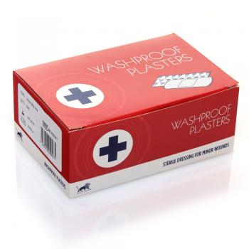 Λευκοπλάστες Αδιάβροχοι σε κουτί των 100 τεμαχίων διαφόρων διαστάσεων του οίκου Blue Lion Medical Αγγλίας