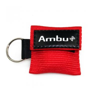 Μαντηλάκι Αναζωογόνησης σε μπρελόκ κόκκινο Ambu Life Key