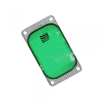 Πομπός χημικού φωτισμού πράσινος VisiPad™ του οίκου Cyalume® Technologies Η.Π.Α.