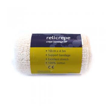 Επίδεσμος Κρεπ 10cm x 4.5m του οίκου Reliance Medical Αγγλίας