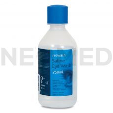 Φυσιολογικός Ορός Πλύσης Οφθαλμών Αποστειρώμενος Reliwash σε φιάλη 250 ml του οίκου Reliance Medical Αγγλίας