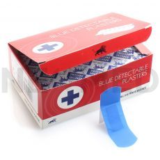 Λευκοπλάστες Ανιχνεύσιμοι Μπλε 2.5 x 7.6 cm Blue Detectable του Αγγλικού Οίκου Blue Lion Medical
