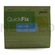 Τσιρότα Μπλέ Ανιχνεύσιμα QuickFix Detectable 7.5 x 2.5 cm του οίκου PLUM Δανίας
