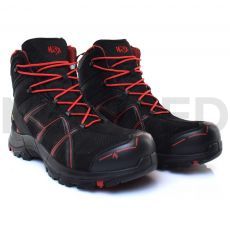 Παπούτσια Ασφαλείας S3 Safety 40.1 Mid Black-Red του οίκου HAIX Γερμανίας