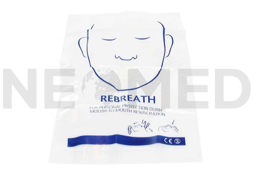Προστατευτική Μάσκα Ανάνηψης Μιας Χρήσης Resuscitation Face Shield με Πλαστική Βαλβίδα του Αγγλικού οίκου Blue Lion Medical