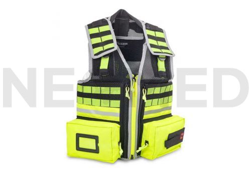 Γιλέκο Διασωστών Elite Bags E-Vest's σε κίτρινο χρώμα