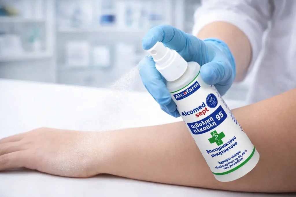 Αιθυλική Αλκοόλη 95 ˚ Alcomed Pocket Σπρέι 95 ml