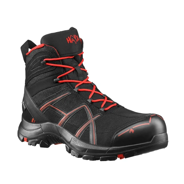 HAIX Black Eagle Safety 40.1 Mid Black Red