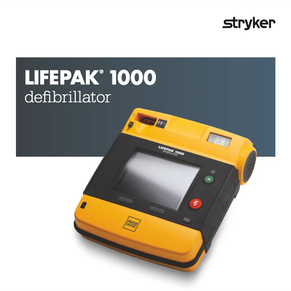 Απινιδωτής LIFEPAK 1000 AED Stryker Physiocontrol