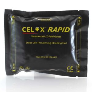 Επίδεσμος Αιμοστατικός Στρατιωτικός CELOX Rapid Z-Fold