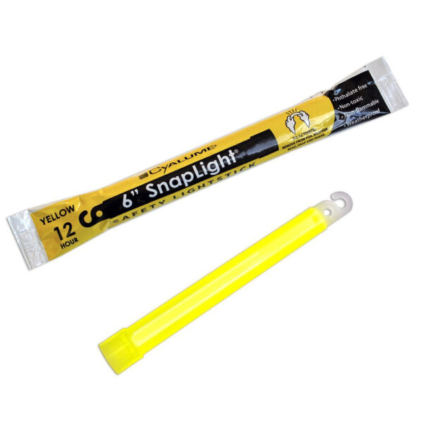Χημική Ράβδος Φωτισμού 12H κίτρινη Cyalume Snaplight 6''