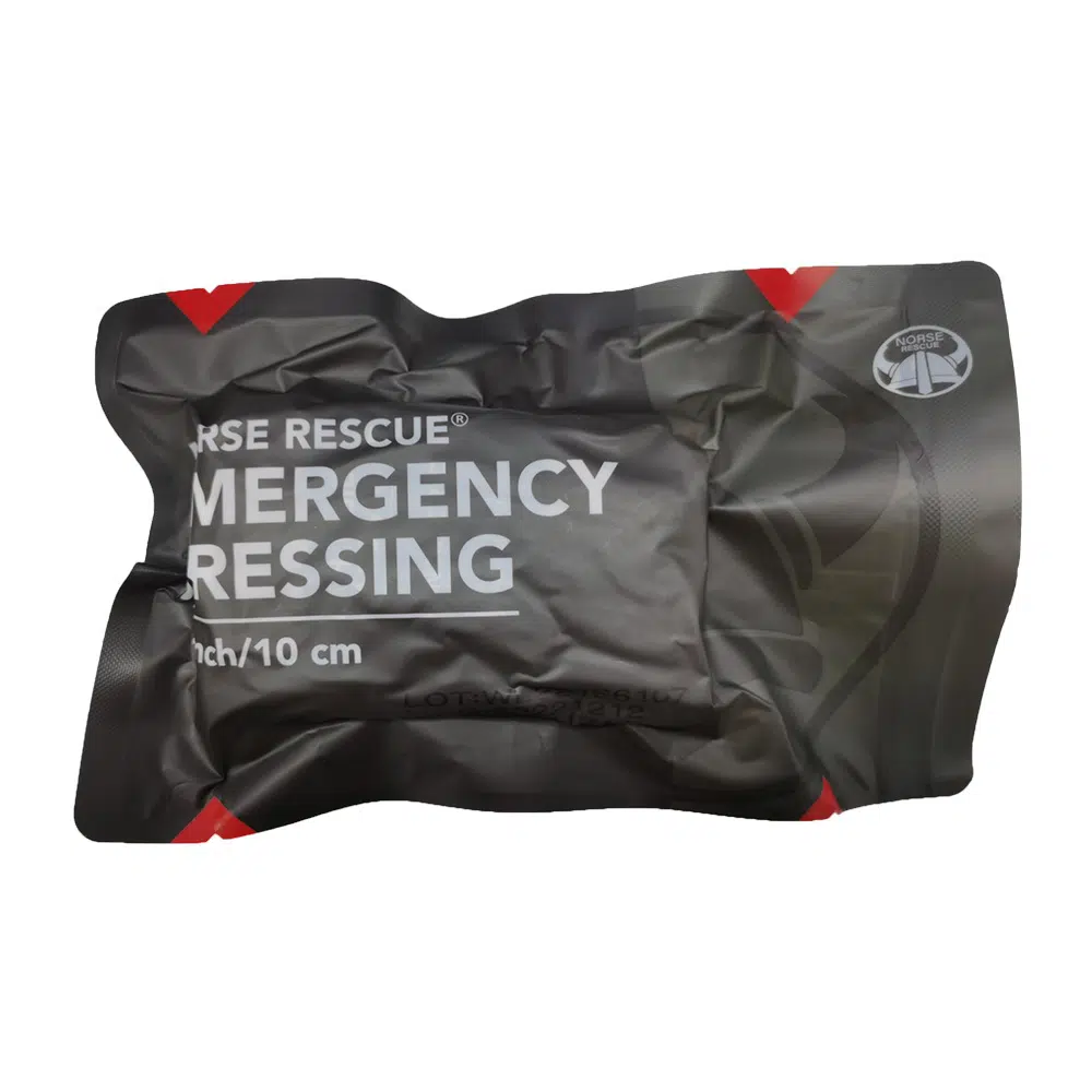 Αιμοστατικός Επίδεσμος Norse Rescue EMERGENCY DRESSING 4" CL-0044 NORSE RESCUE Emergency Dressing