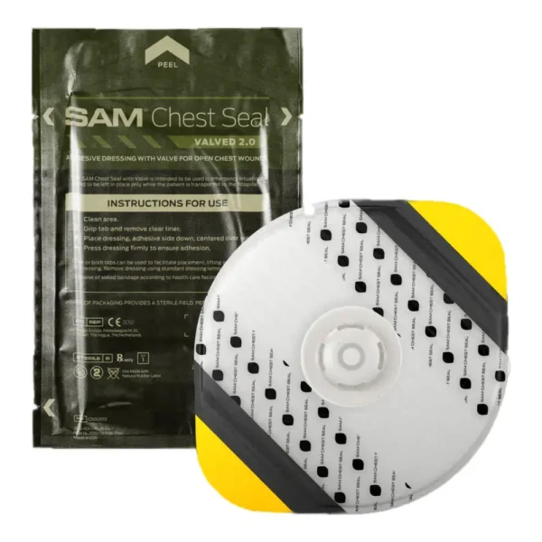 επίθεμα πνευμοθώρακα sam chest seal cs202-en sam medical