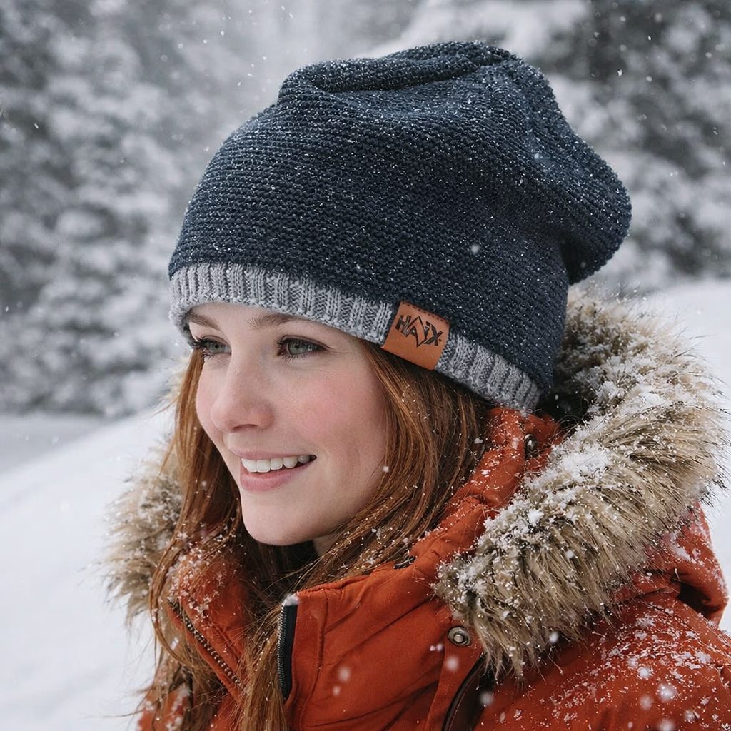 Σκούφος HAIX Beanie σε Μαύρο/Γκρι χρώμα