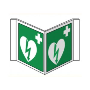 Επιτοίχια Επιγραφή Σήμανσης AED 20 X 40 cm