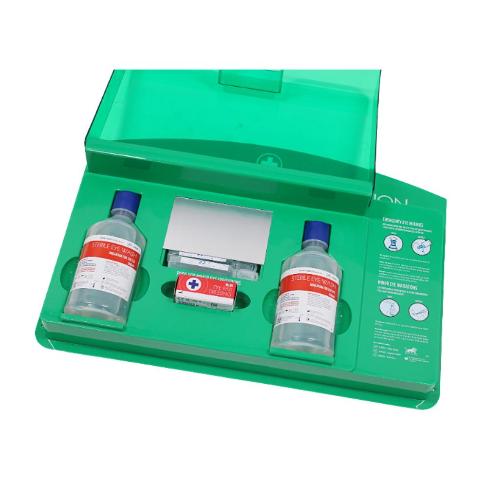 Σταθμός Πλύσης Οφθαλμών Blue Lion με Καθρέπτη