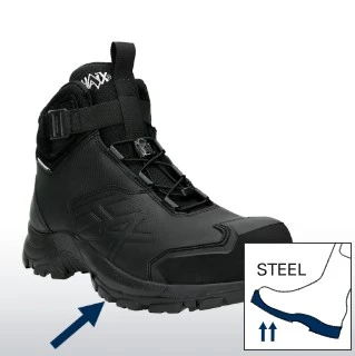 Αντιδιατρητική προστασία με ατσάλινη σόλα